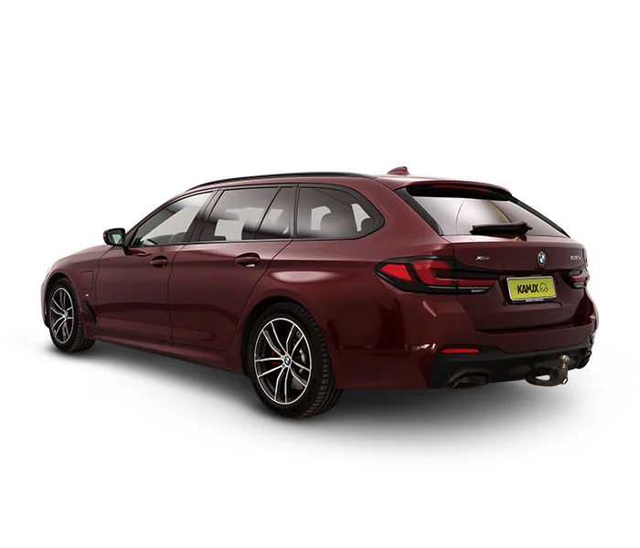 Red car after professional image editing