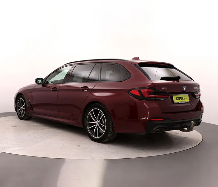 Red car before professional image editing