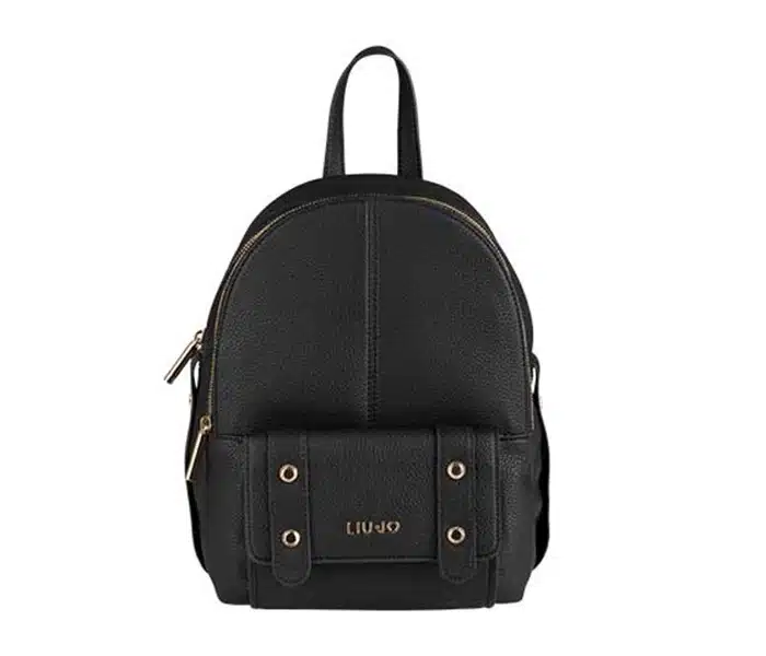 Black backpack after clipping path service