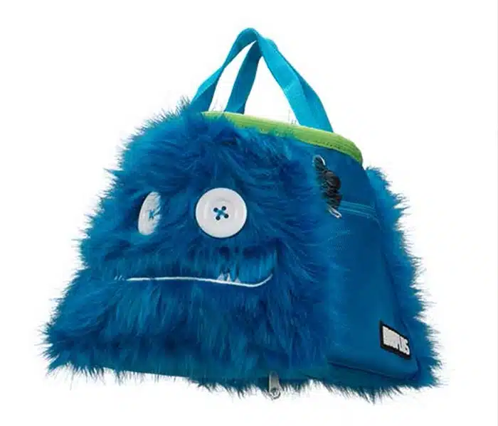 Blue plush toy after background removal