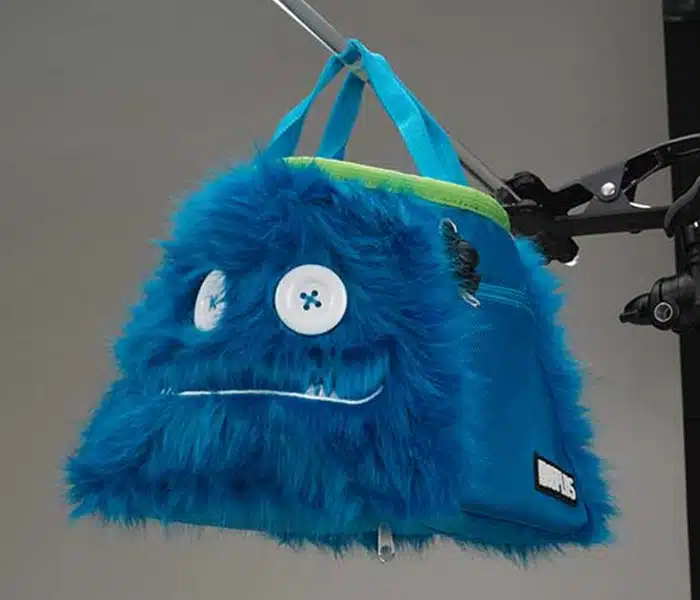 Blue plush toy before background removal