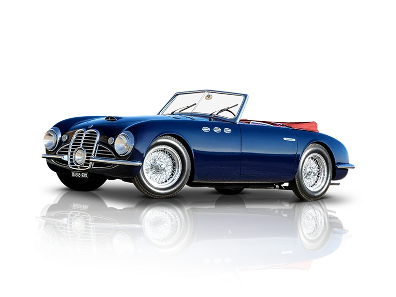 Vintage car professionally edited for automotive presentation