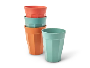 Colorful Stacking Cups Background Removal