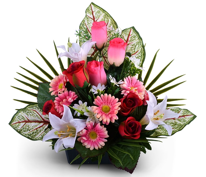 Flower bouquet after clipping path service