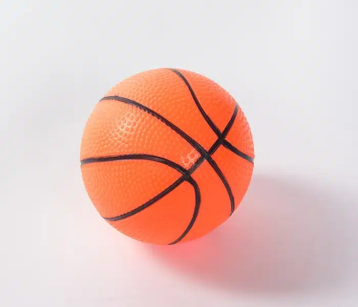 Orange basketball with background removal