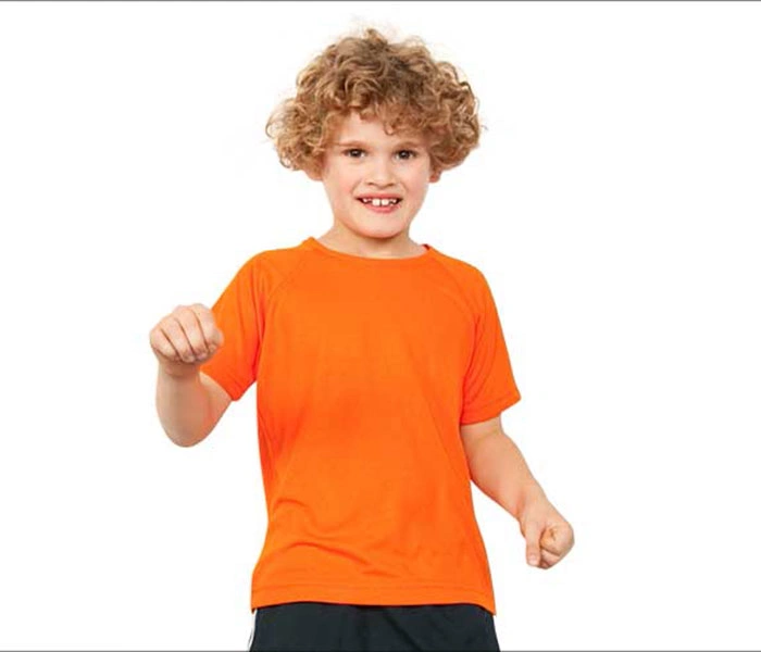 Boy in orange shirt after image masking