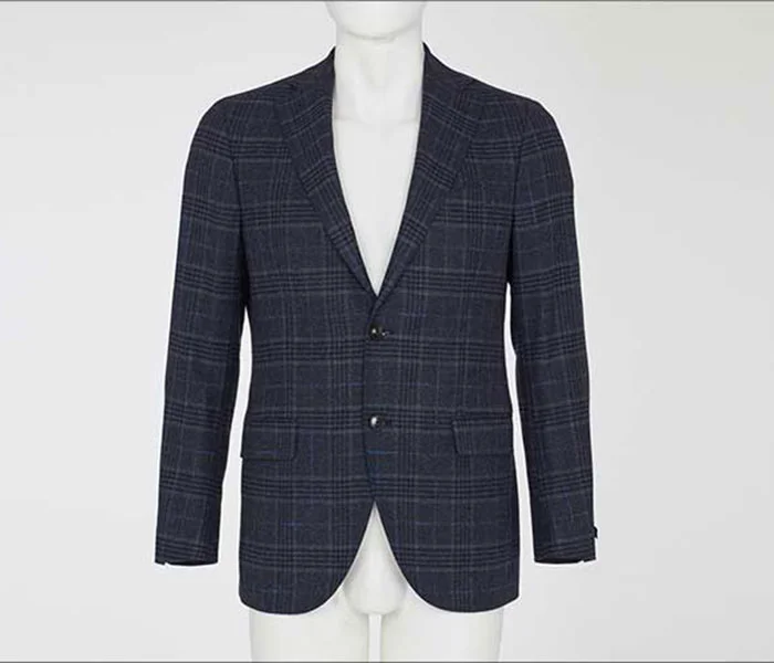Navy blazer professionally edited with surreal ghost mannequin service